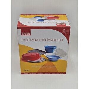 Rapid Brands Microwave Cookware Set 9 pieces New Great Bridal Shower Gift